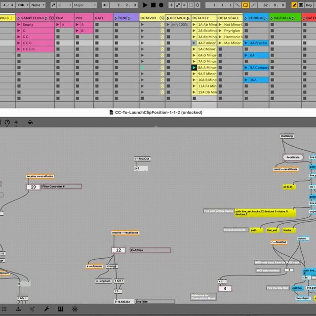 project-Ableton Hybrid DJ Template + Custom Max4Live Device 